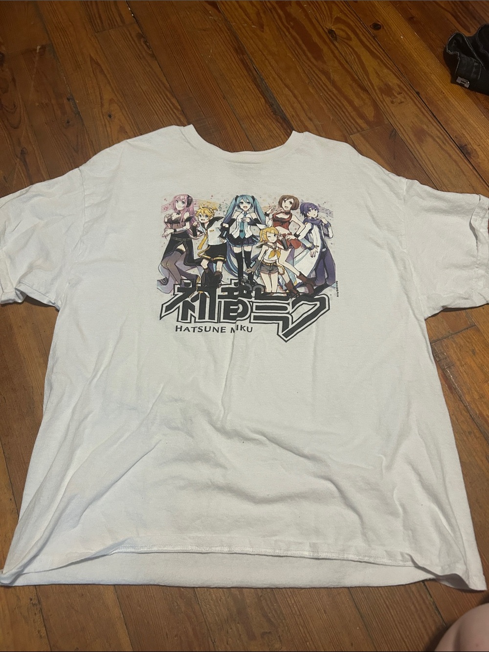Hatsune Miku White Short Sleeve Graphic Tee